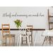 Story Of Home Decals Meals & Memories Are Made Here Wall Decal Metal in Gray | 10 H x 40 W in | Wayfair KITCHEN 207k