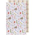 Harper Orchard 2 Piece Garden Tea Towel Set Cotton in Blue | 28 H x 18 W in | Wayfair 6A87F960333C410E901E03961F5FE123