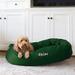 Majestic Pet Products Majestic Pet Personalized Bagel Donut Bolster Dog Bed Metal | 11 H x 52 W x 35 D in | Wayfair 720570929029-Baskerville-Navy