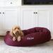 Majestic Pet Products Majestic Pet Personalized Bagel Donut Bolster Dog Bed Metal | 11 H x 52 W x 35 D in | Wayfair 720570929098-Baskerville-Purple