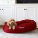 Majestic Pet Products Majestic Pet Personalized Bagel Donut Bolster Dog Bed Metal | 11 H x 52 W x 35 D in | Wayfair 720570929005-Baskerville-Orange