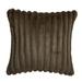 Everly Quinn - Faux Fur Striped Cushion Pillow Cover | Throw Cushion Covers | 20X20 In, Square | Single Piece | No Pillow Insert Faux Fur | Wayfair
