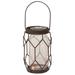 Breakwater Bay Chugwater Mason Jar Solar Powered LED Outdoor Lantern in Black | 7.09 H x 4.13 W x 4.8 D in | Wayfair