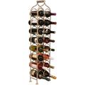 Biscottini - Porte-bouteille de vin en fer forgé porte-bouteille mousseux 105x25 cm présentoir à