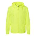 Independent Trading Co. EXP54LWZ Lightweight Windbreaker Full-Zip Jacket in Safety Yellow size 2XL | Polyester