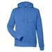 J America JA8879 Gaiter Pullover Hooded Sweatshirt in Cool Royal Blue Heather size 3XL | Cotton/Polyester Blend 8879