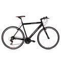 Ks Cycling Fitnessrad 21 Gänge Fitness-Bike Lightspeed (Black) 28 Zoll Schwarz (Größe: 58 Cm)