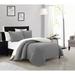 Chic Home St. Irene 7 Piece Quilt Set Contemporary Striped Design Sherpa Lined Bedding