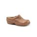 Wide Width Women's Amber Slip On Mule by SoftWalk in Tan (Size 8 W)