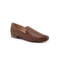 Wide Width Women's Ginger Loafer by Trotters in Luggage (Size 7 1/2 W)