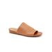 Women's Camano Slide Sandal by SoftWalk in Tan (Size 7 1/2 M)