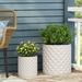 Mistana™ Eklund 2-Piece Concrete Pot Planter Set Concrete | 15.75 H x 15.75 W x 15.75 D in | Wayfair BF7AF31D45E547A3BFC7946EF2E1300D