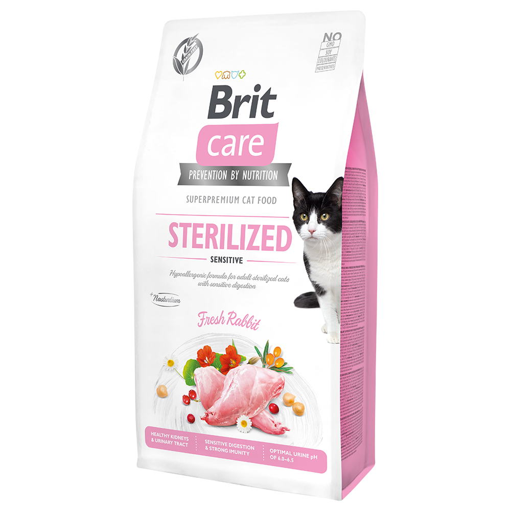 Brit Care Grain-Free Sterilized Sensitive Crocchette per gatti - 7 kg