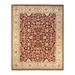 Overton Hand Knotted Wool Vintage Inspired Traditional Mogul Red Area Rug - 8' 1" x 10' 3"