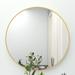 EPOWP 24"Wall Circle Mirror Large Round Gold Farmhouse Circular Mirror - as picture