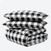 Bare Home Cotton Flannel Duvet Cover and Sham Set