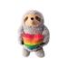 Follow Your Rainbow Plush Dog Toy, Medium, Multi-Color