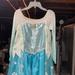 Disney Costumes | Disney Frozen Dress Size 9/10 Girls. Plus Tiara | Color: Blue/Silver | Size: Girls 9/10