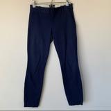 J. Crew Pants & Jumpsuits | J.Crew Minnie Skinny Pant Trousers Navy Blue Business Casual Size 0 Tall | Color: Blue | Size: 0