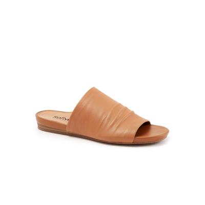 Women's Camano Slide Sandal by SoftWalk in Tan (Size 8 M)
