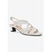 Women's Tristen Sandal by Easy Street in White (Size 8 1/2 M)