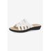 Women's Sheri Sandal by Easy Street in White (Size 7 1/2 M)