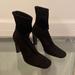 Gucci Shoes | Gucci Sued Booties | Color: Black | Size: 7