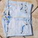 American Eagle Outfitters Shorts | American Eagle Super High Rise Shortie Stretch Light Denim Sz 4 Distressed | Color: Blue | Size: 4