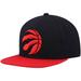 Men's Mitchell & Ness Black/Red Toronto Raptors Team Two-Tone 2.0 Snapback Hat