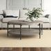 Birch Lane™ Ashley Coffee Table w/ Storage Wood/Metal in Gray | 18.5 H x 43.25 W x 43.25 D in | Wayfair 116E42B9A0E34AD9BE0B8840B073D65E