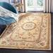 White/Yellow 0.39 in Area Rug - Safavieh Bergama Area Rug in Light Gold/Beige Wool | 0.39 D in | Wayfair BRG168A-8