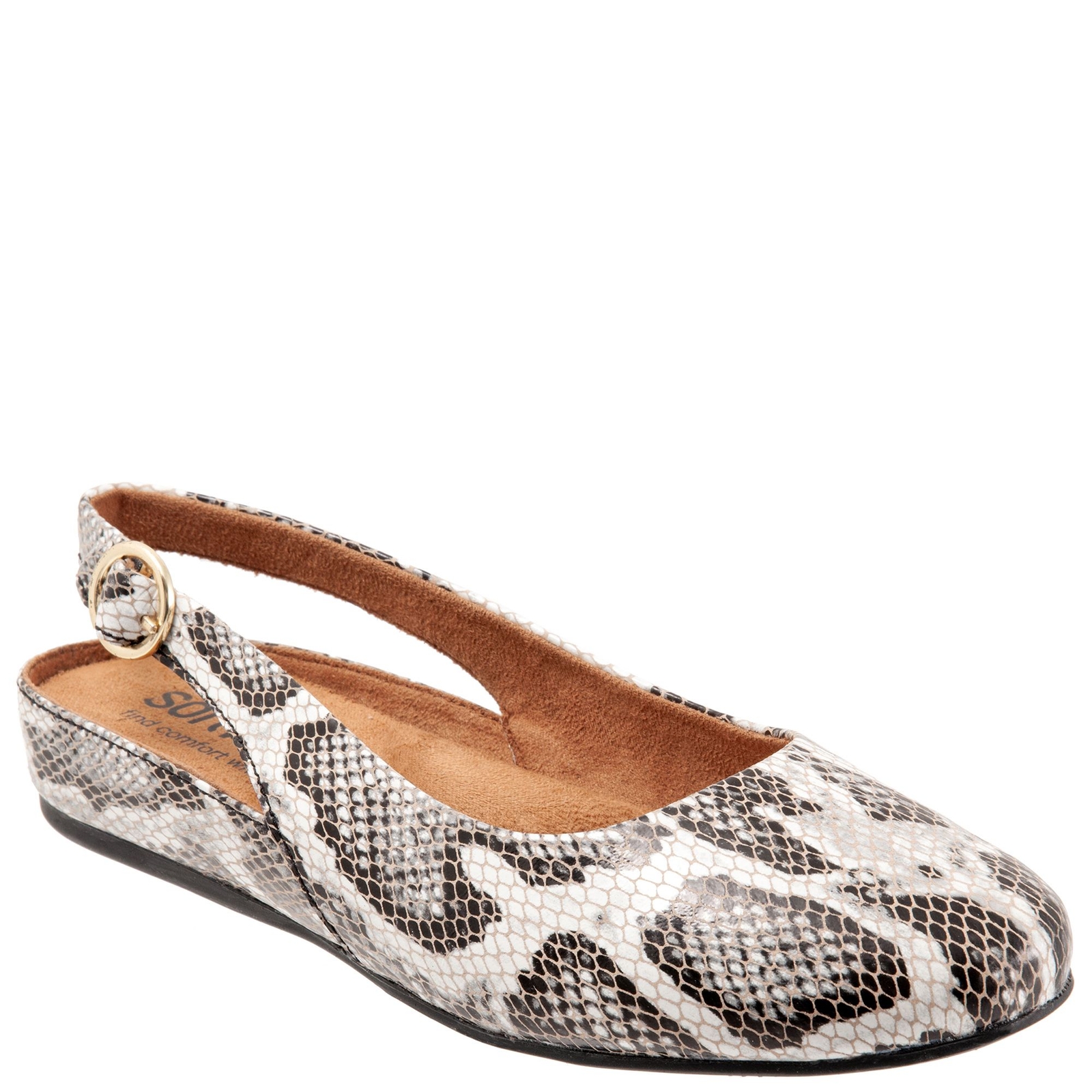 Softwalk Sandy - Womens 5.5 Black Slip On Medium