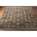 Brown/Green 42 x 0.47 in Area Rug - Bungalow Rose Cooksville Damask Charcoal/Gray/Dusty Sage Area Rug Wool | 42 W x 0.47 D in | Wayfair