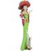 The Holiday Aisle® Braecklein DOD Lady Fiona w/ Her Puppy Dog Skeleton Figurine Resin in Black/Red/White | 12.5 H x 4 W x 3 D in | Wayfair