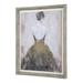 Rosdorf Park Robyn Framed Wall Art - 17"W X 21"H X 1.2"L - Gray/Cream/Copper Canvas/Paper//Acrylic in Gray/White | 21 H x 17 W x 1.2 D in | Wayfair