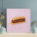 Latitude Run® Brown & White Cookies On White Surface - 1 Piece Square Graphic Art Print On Wrapped Canvas in Brown/Pink | Wayfair
