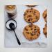 Latitude Run® Baked Cookies - 1 Piece Square Graphic Art Print On Wrapped Canvas in Black/Brown | 16 H x 16 W x 2 D in | Wayfair