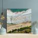 Highland Dunes Aerial Photo Of Island - 1 Piece Square Graphic Art Print On Wrapped Canvas Metal in Green | 32 H x 32 W x 2 D in | Wayfair