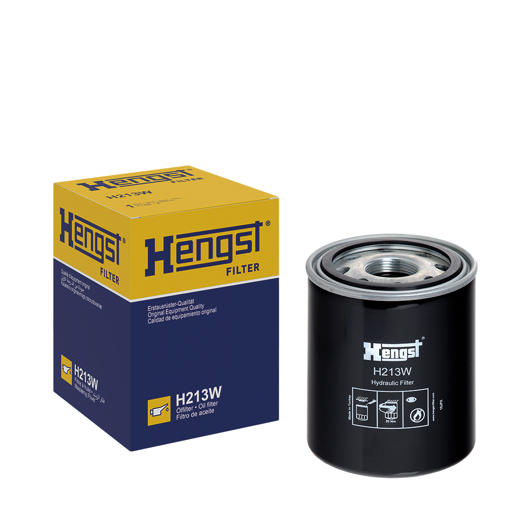 HENGST FILTER Hydraulikfilter, Automatikgetriebe H213W Universal 127mm für GENERAL MOTORS FIAT FORD 457412 906040085 300037423 Image