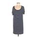 Ellison Casual Dress - Shift: Blue Print Dresses - Women's Size Medium
