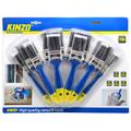 Kinzo - Set 10 Pezzi Pennelli Piatti Pennello per Pittura in Diverse Misure