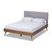 Carson Carrington Ulas Mid-century Fabric Platform Bed