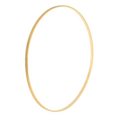 14.2" Wooden Bamboo Floral Hoop Rings for DIY Crafts Wedding Wreath - Natural Color