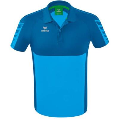 ERIMA Herren Six Wings Poloshirt, Größe XL in Blau