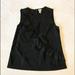 J. Crew Tops | Euc J Crew Sleeveless Ruffle Top, Black, Size 2 | Color: Black | Size: 2