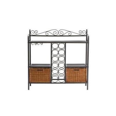Southern Enterprises Celtic Bistro Wine Rack - Grey