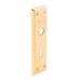 Prime-Line Vintage Door Escutcheon Trim Plates, 2-7/32 In. X 7 In, Brass Plated | 10.25 H x 3.7 W x 0.65 D in | Wayfair E 2295