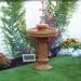 Loon Peak® Alleson Resin Solar Fountain w/ Light | 29 H x 20 W x 20 D in | Wayfair 4814608DF20142F9A80EC5CD1A3E53AA