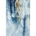Wade Logan® Peaceful Calm III by Joyce Combs - Painting on Canvas Metal in Blue/White/Yellow | 32 H x 22 W x 1 D in | Wayfair