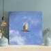 Winston Porter White Bird Flying Under Blue Sky During Daytime 1 - 1 Piece Rectangle Graphic Art Print On Wrapped Canvas in Blue/White | Wayfair